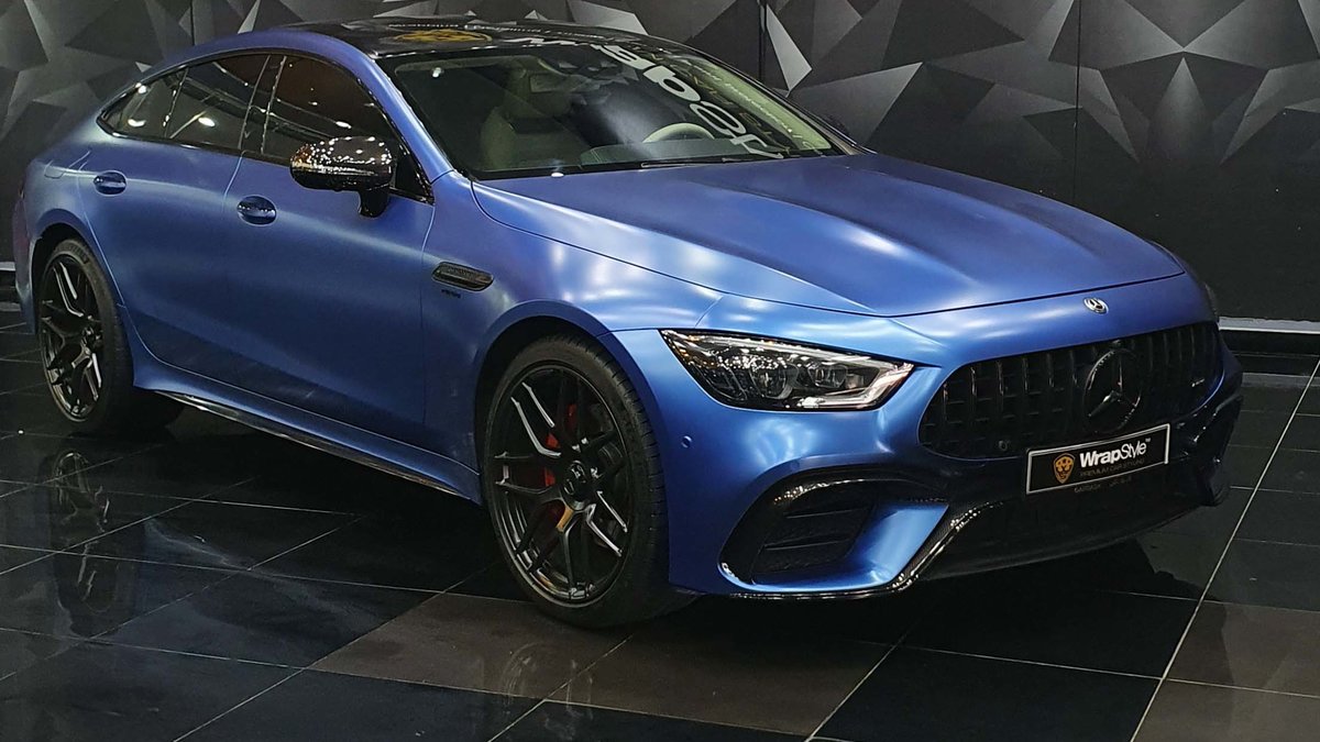 Mercedes-AMG GT - Blue Wrap - img 1