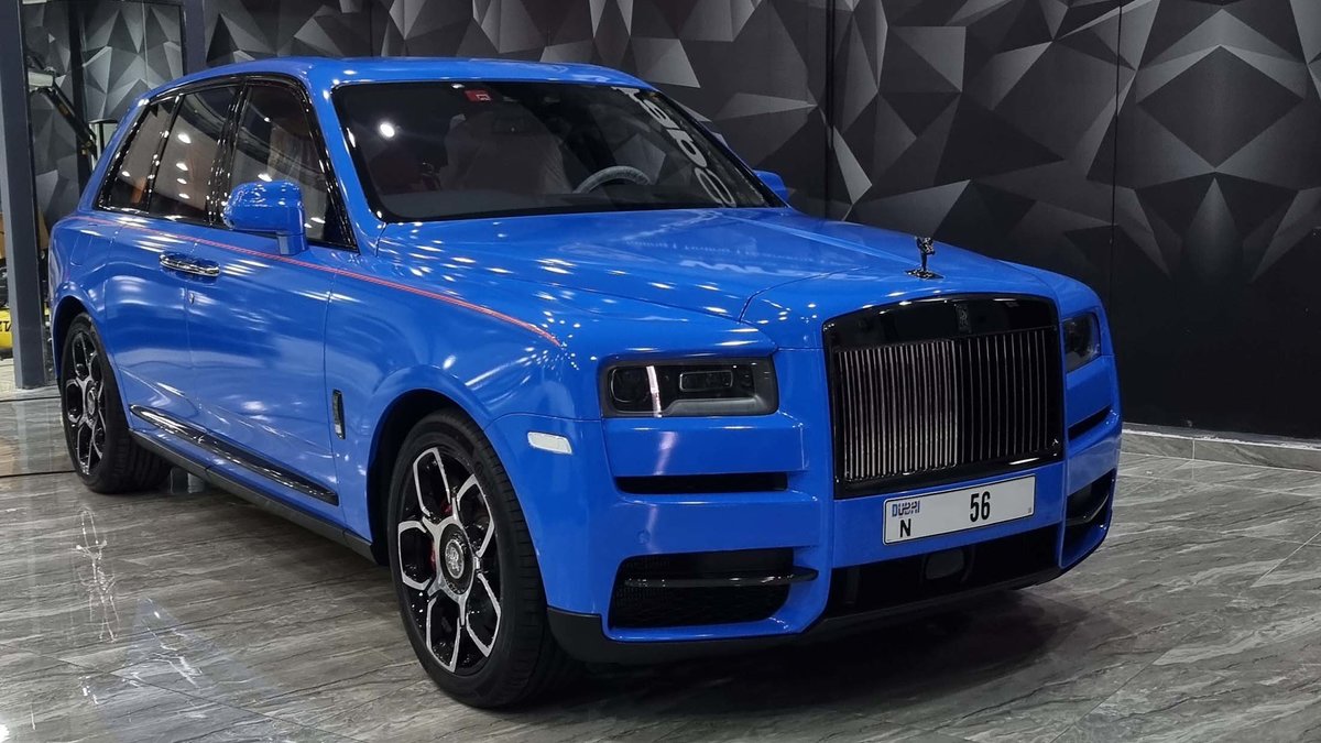 Rolls-Royce Cullinan - Light Blue Wrap - img 1