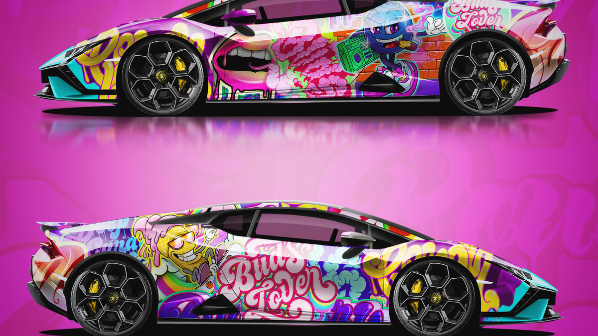 Lamborghini Huracan Tecnica - Pop Art Design - img 1