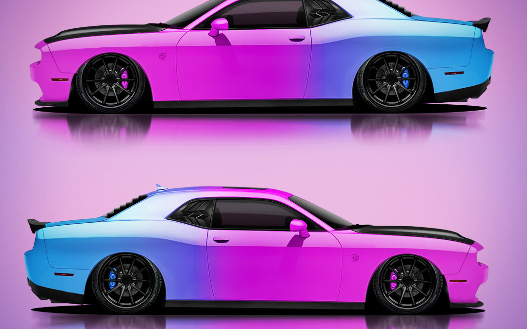 Dodge Challenger - Gradient Design - img 1