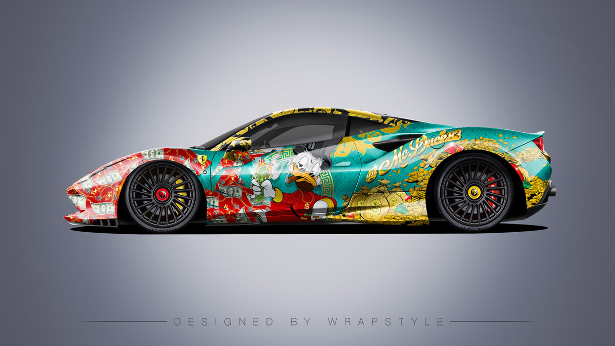 Ferrari F8 Tributo - McDuck Design - cover