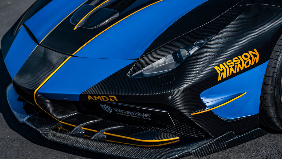 Ferrari 488 - Racing Blue Wrap - img 4