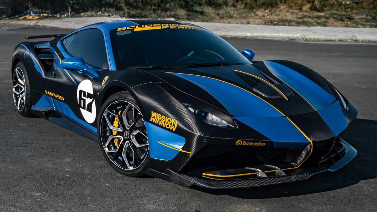 Ferrari 488 - Racing Blue Wrap - img 11