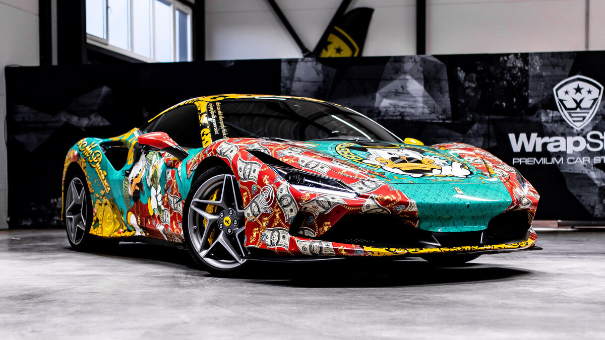 Ferrari F8 Tributo - McDuck Wrap - cover