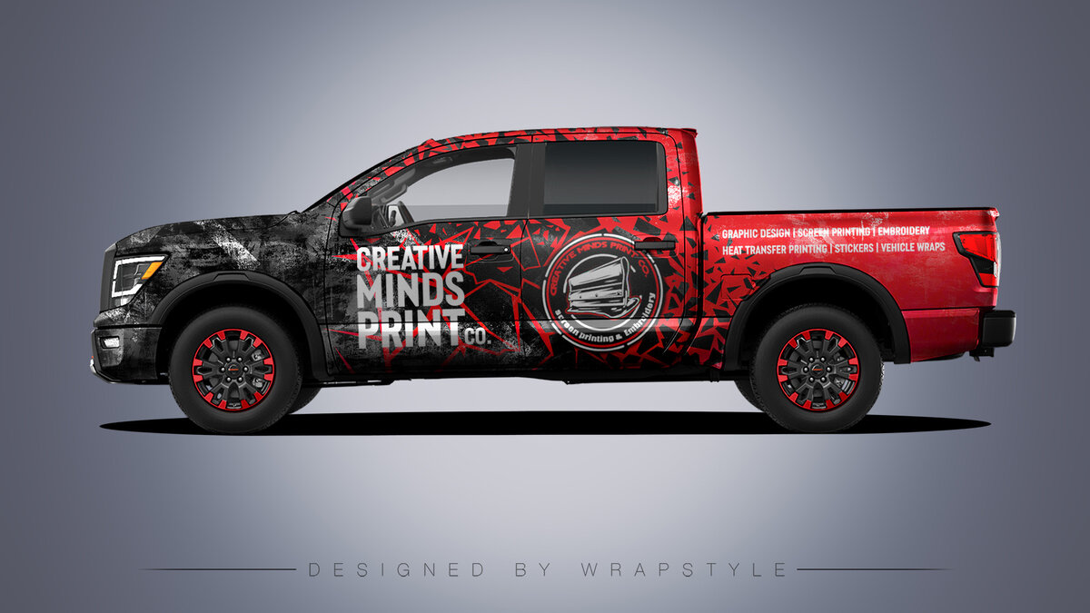 Nissan Titan - Cracked Design - cover