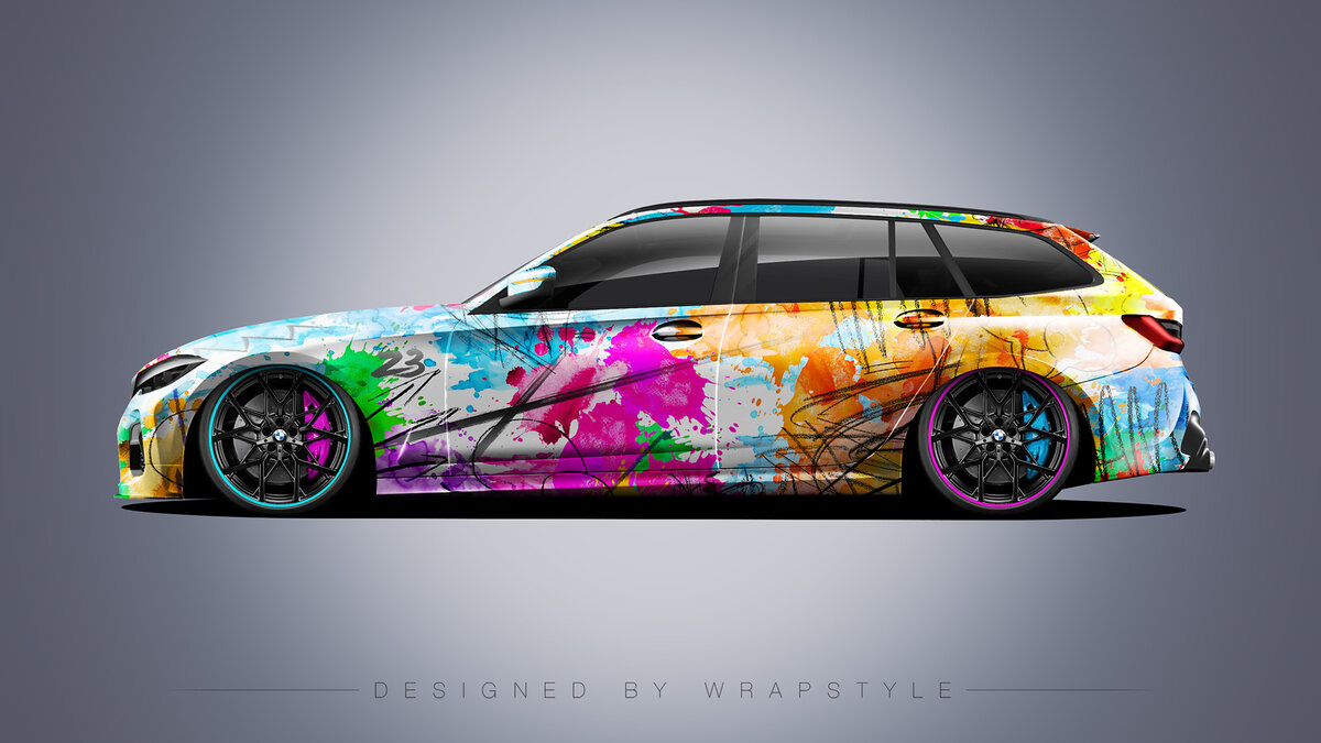 BMW 3 G21 - Color Splash Design - cover