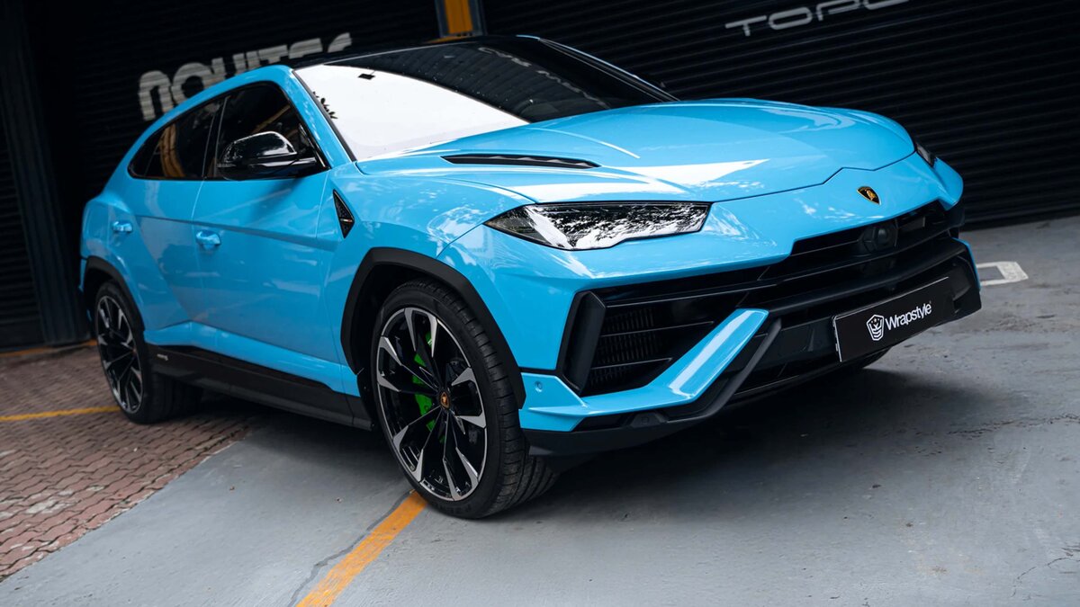 Lamborghini Urus S - Ice Blue Wrap - img 12
