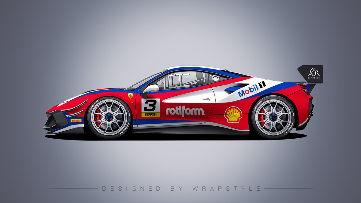 Ferrari 488 Challenge - Racing Design - cover