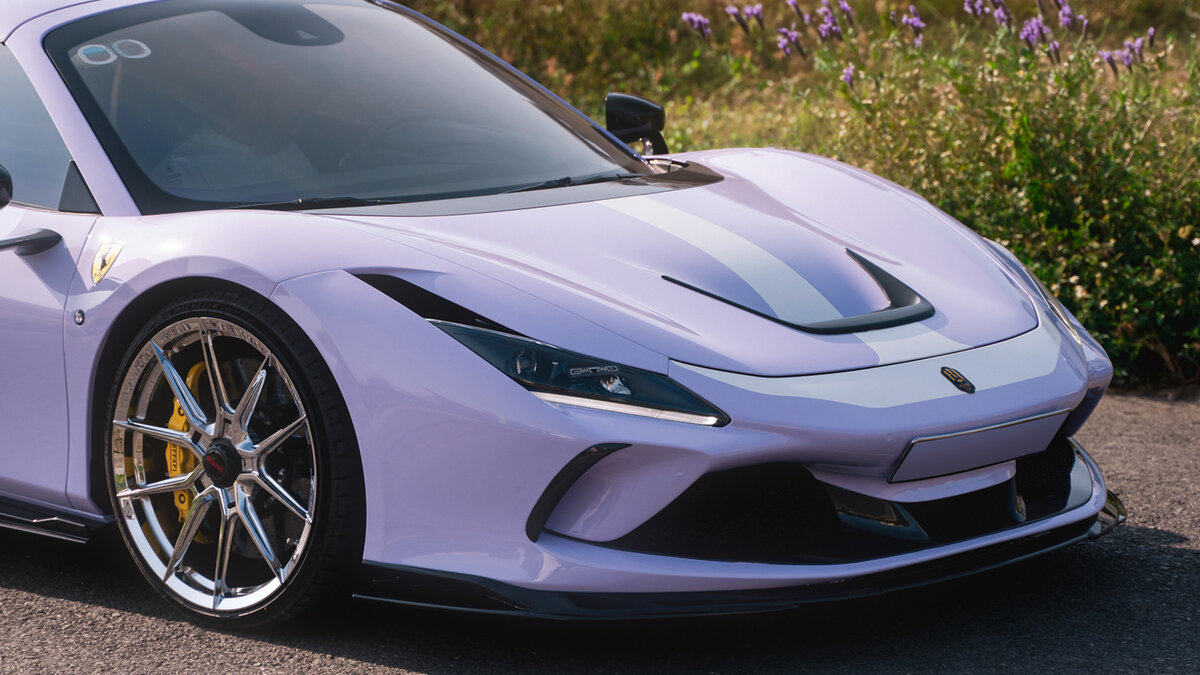 Ferrari F8 Spider - Purple Wrap - img 1