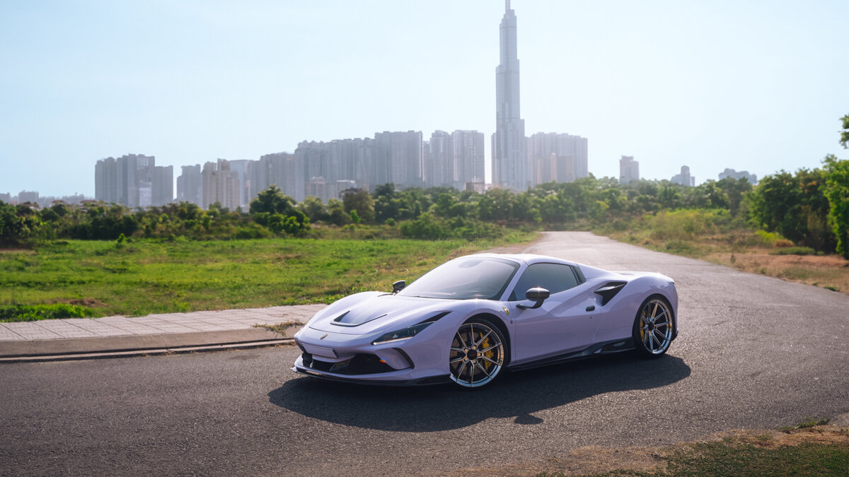 Ferrari F8 Spider - Purple Wrap - img 2