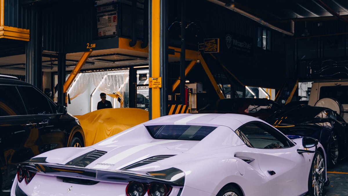 Ferrari F8 Spider - Purple Wrap - img 4