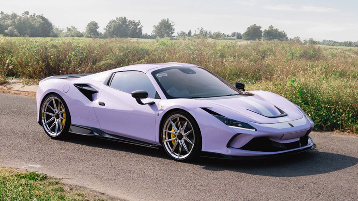 Ferrari F8 Spider - Purple Wrap - img 5