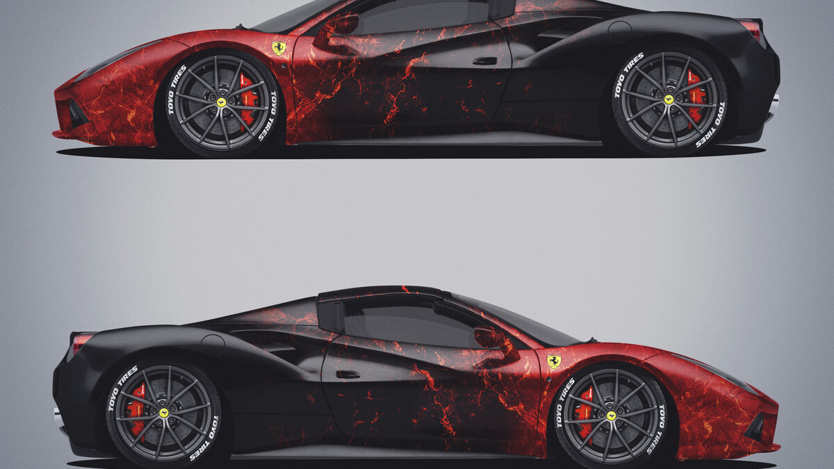 Ferrari 488 Spider - Gradient Design - img 2
