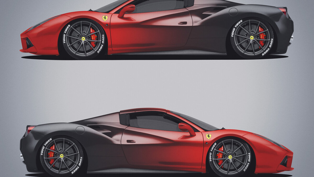 Ferrari 488 Spider - Gradient Design - img 3