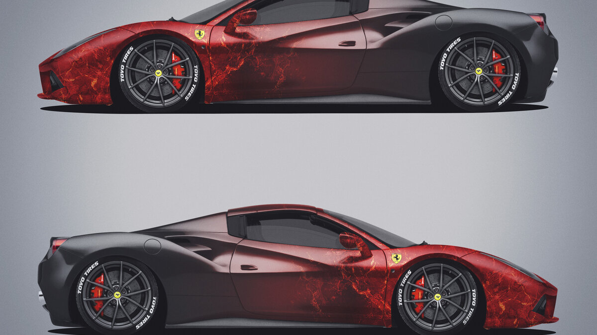 Ferrari 488 Spider - Gradient Design - img 4