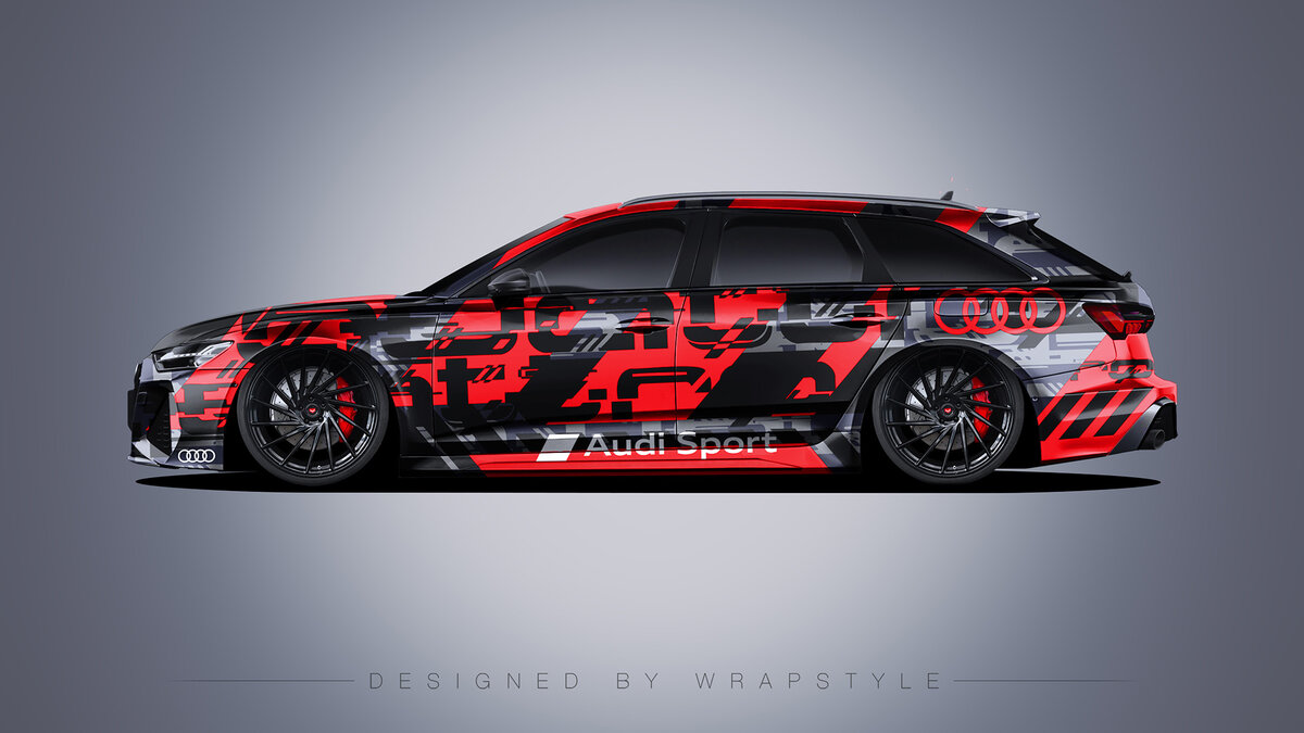 Audi RS6 - Audi Glitch Design - cover