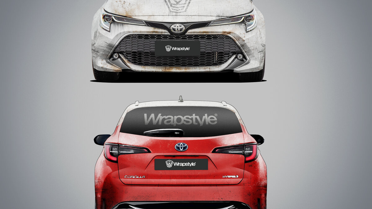 Toyota Corolla - Dirty Wrapstyle Design - img 2