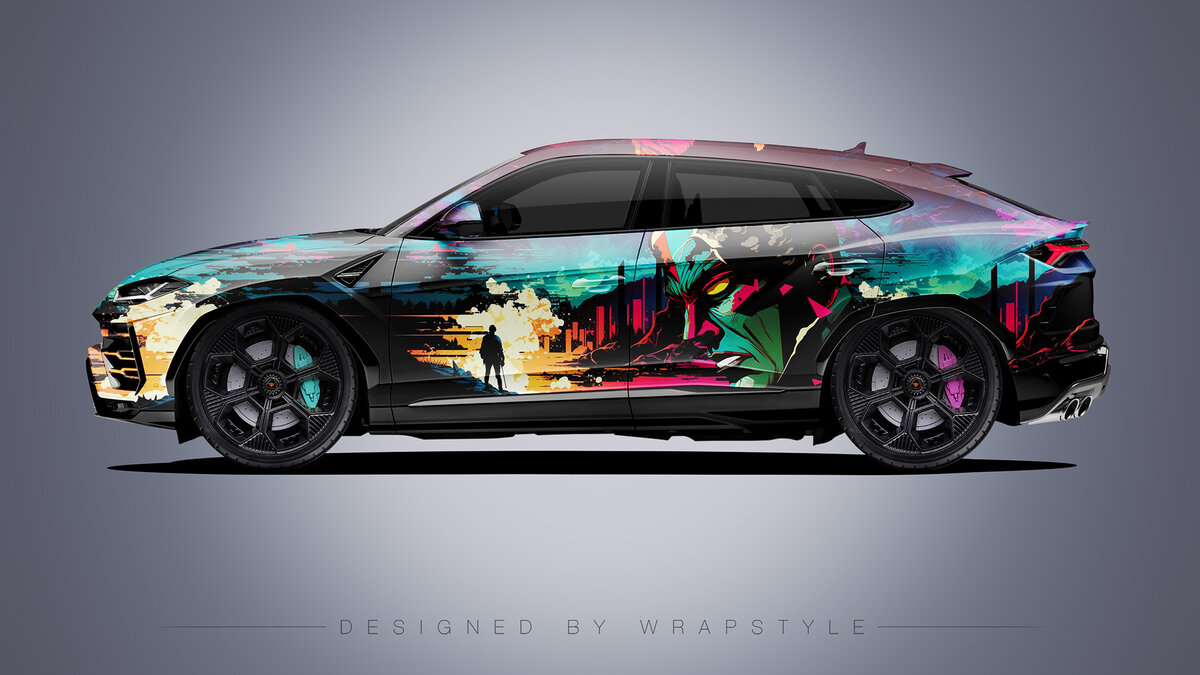 Lamborghini Urus - Pop Art Design - cover