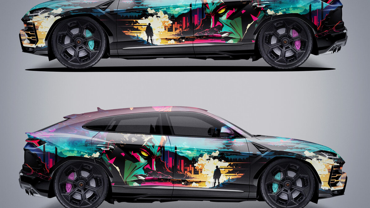 Lamborghini Urus - Pop Art Design - img 1