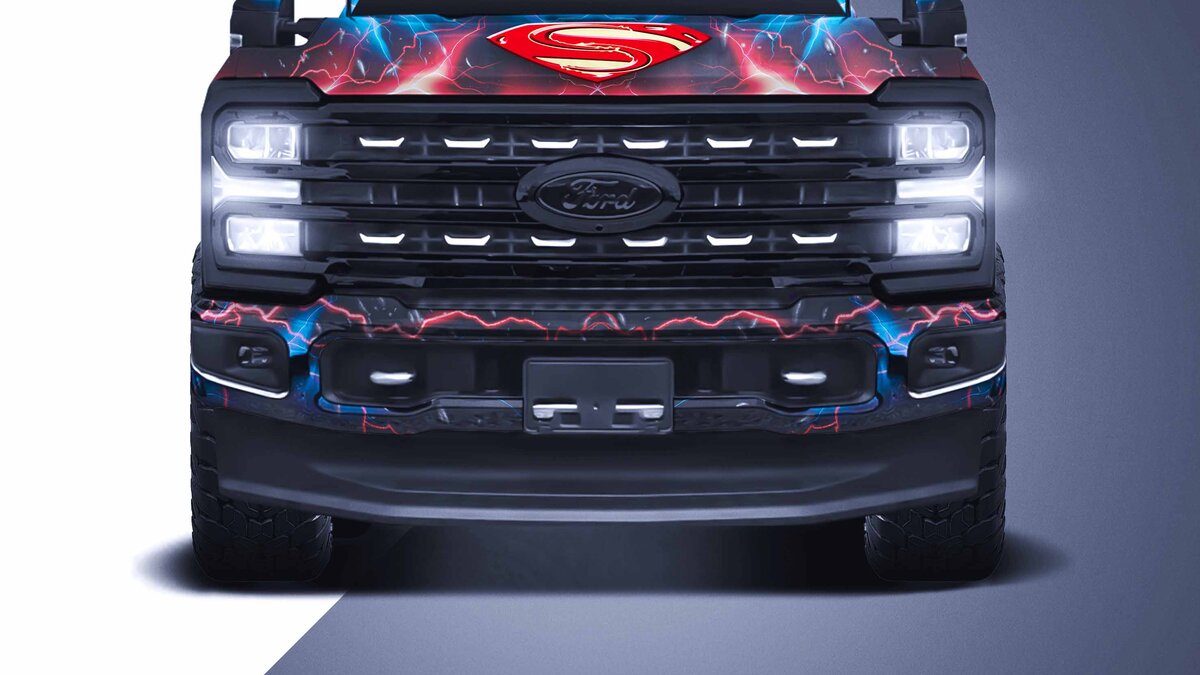 Ford F550 - Spiderman & Superman Design - img 4
