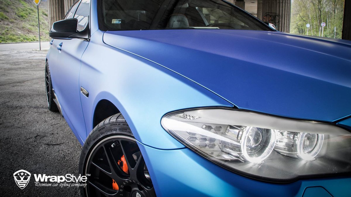 BMW M5 ACS - Blue Aluminium Matt wrap - img 3
