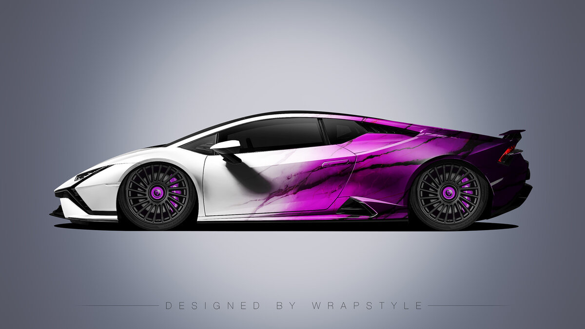 Lamborghini Huracan - Gradient Design - cover
