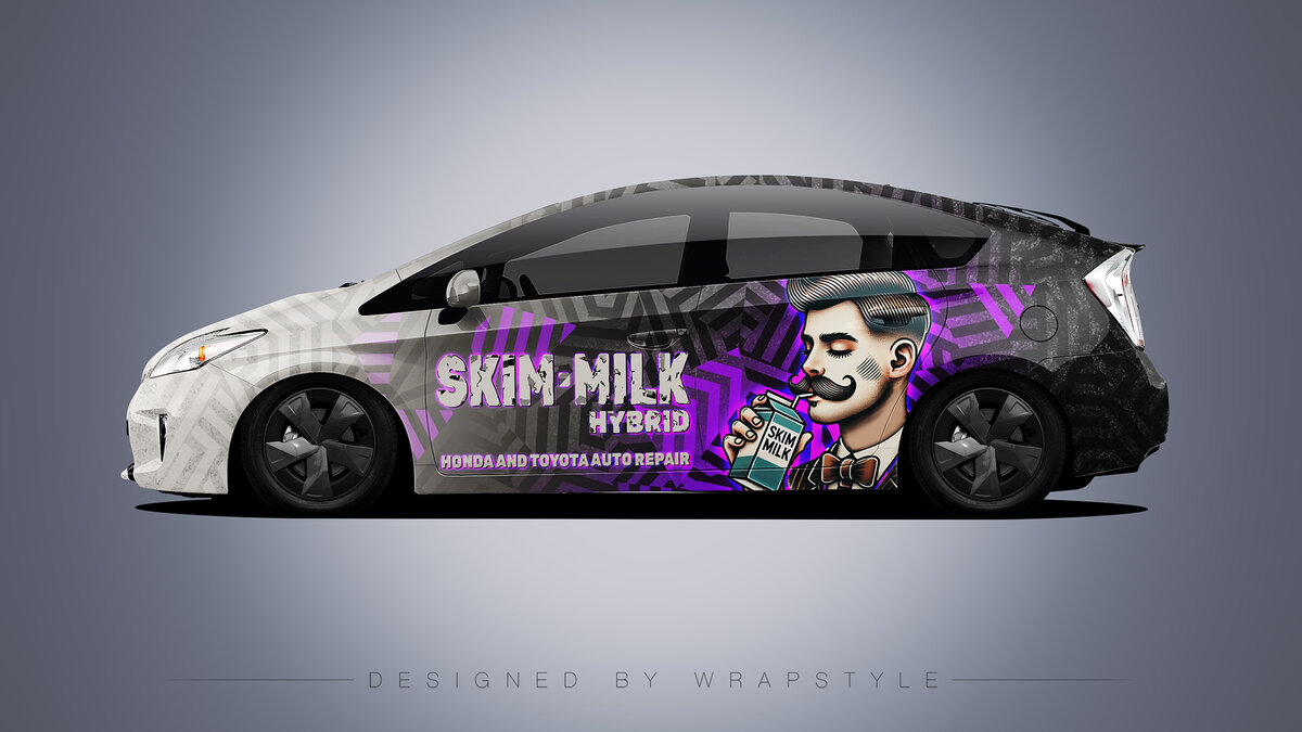 Toyota Prius - Skim Milk Design - cover