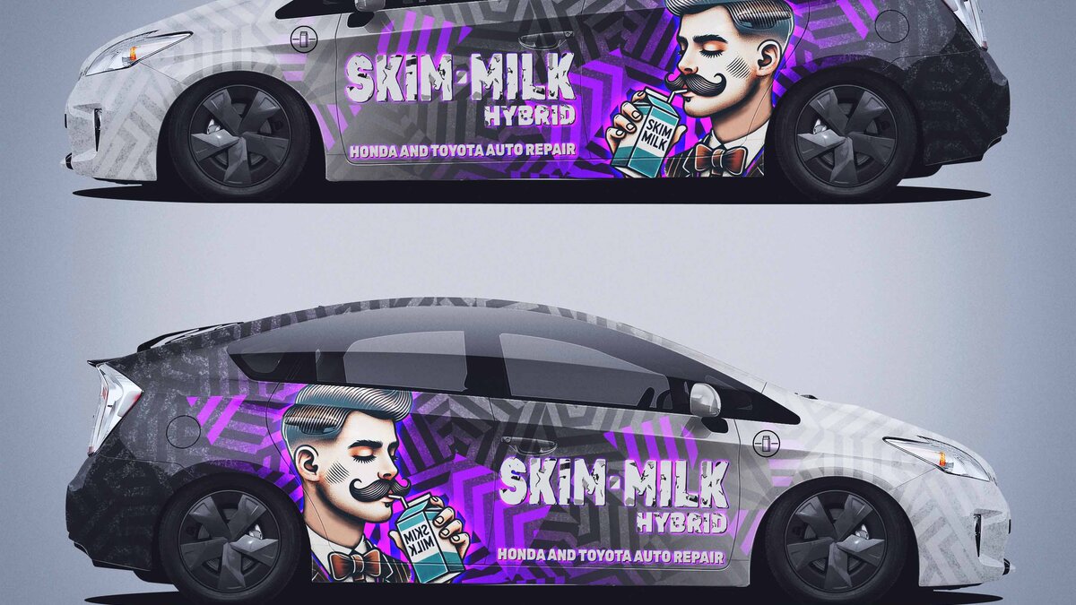 Toyota Prius - Skim Milk Design - img 1