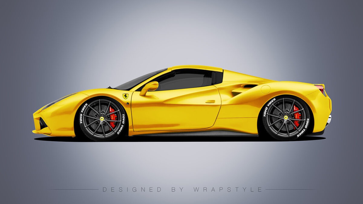 Ferrari 488 Spider 2017 Color change - cover