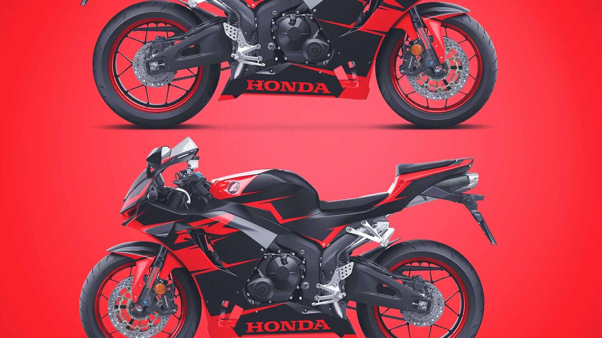 Honda CBR600 - Black & Red Design - img 2