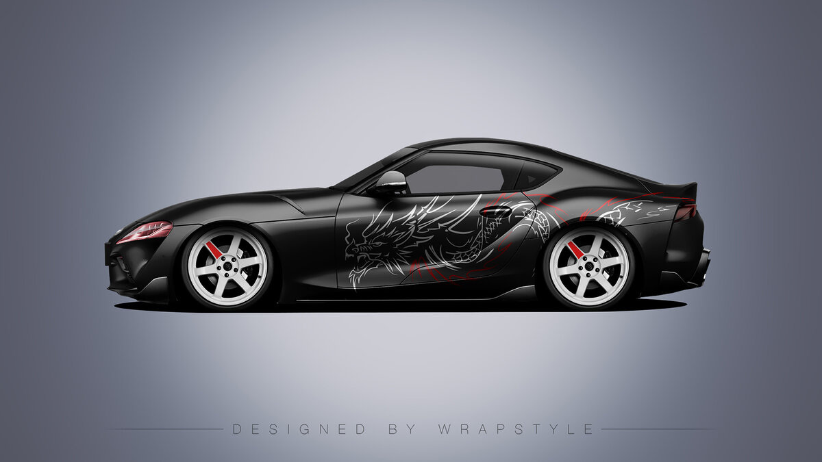Toyota GR Supra - Chinese Dragon Design - cover