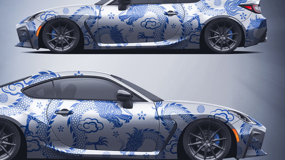 Toyota GR86 - Chinese Dragon Design - img 1