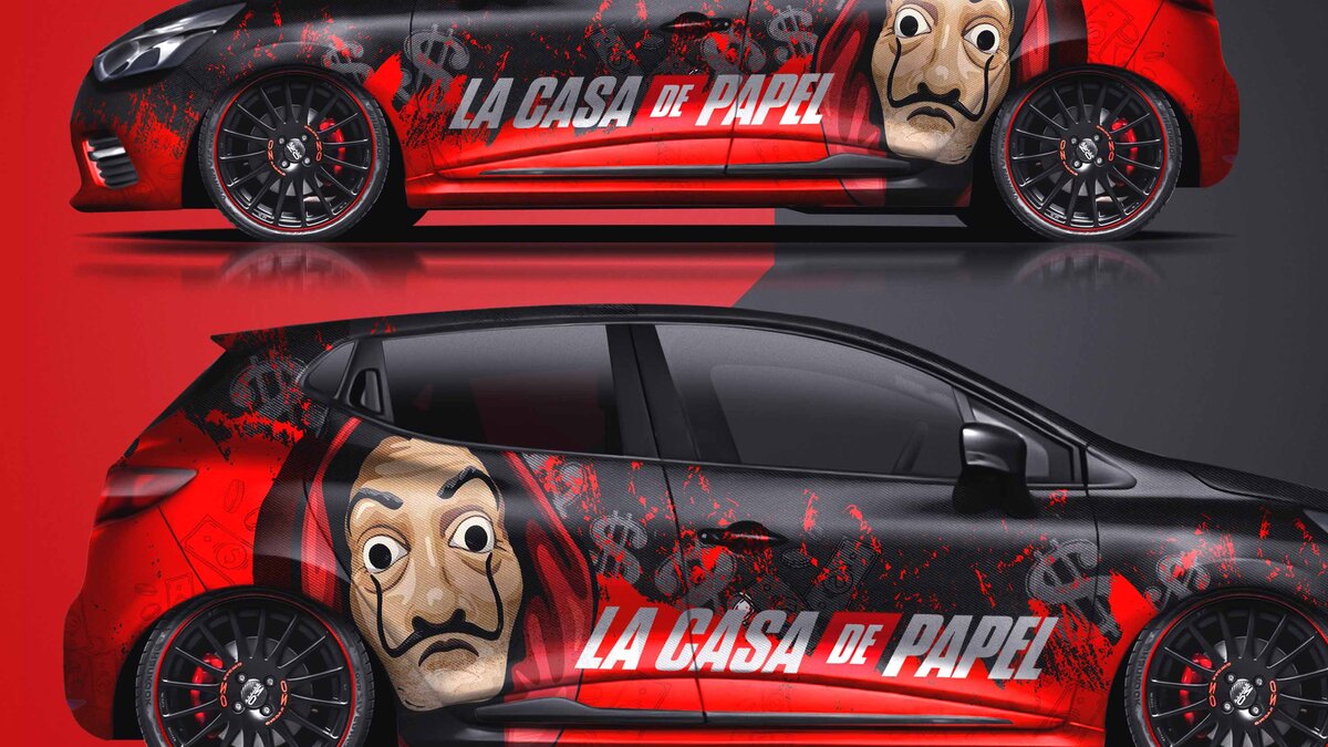 Renault Clio - Casa Del Papel Design - img 1