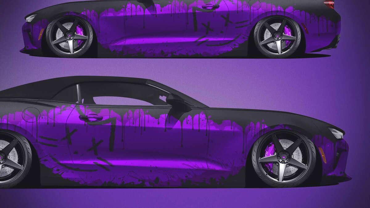 Chevrolet Camaro - Dripping Paint Design - img 1