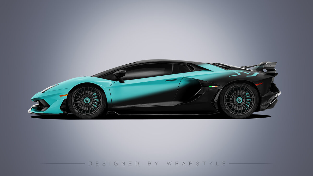 Lamborghini Aventador SVJ - Gradient Design - cover