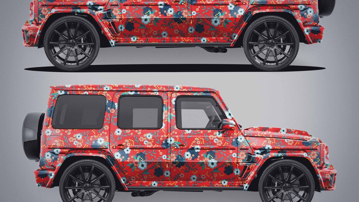 Mercedes G63 - Floral Design - img 1