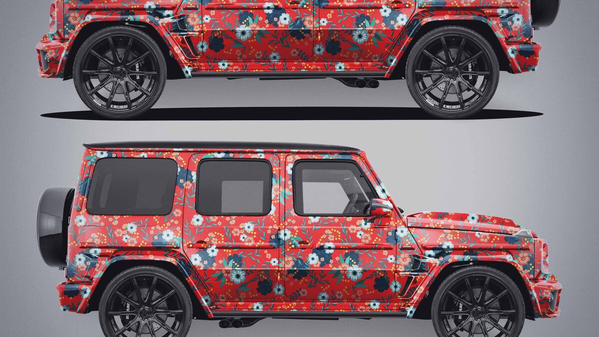 Mercedes G63 - Floral Design - img 2