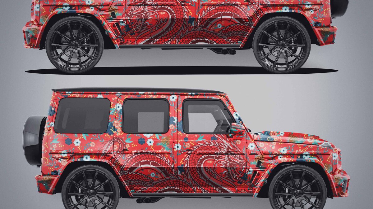 Mercedes G63 - Floral Design - img 4