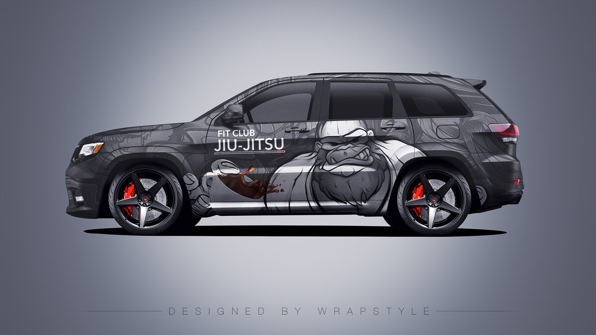 Jeep Grand Cherokee - Monkey Design - cover