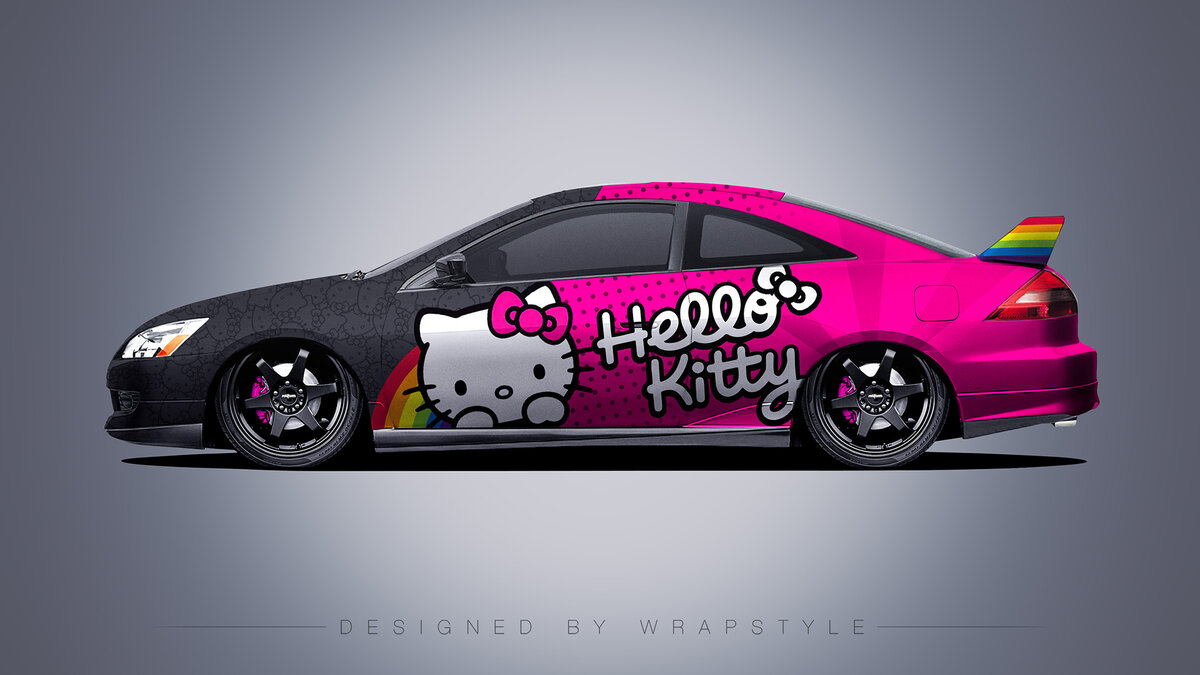 Honda Accord - Hello Kitty Design - cover