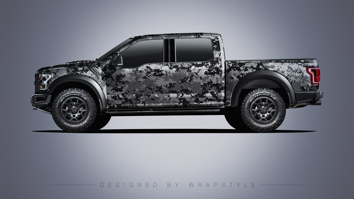 Ford Raptor - Camo Design - cover