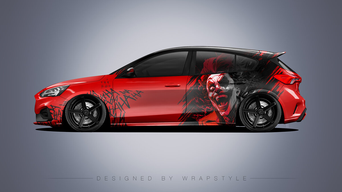 Ford Focus - Joker Design - cover