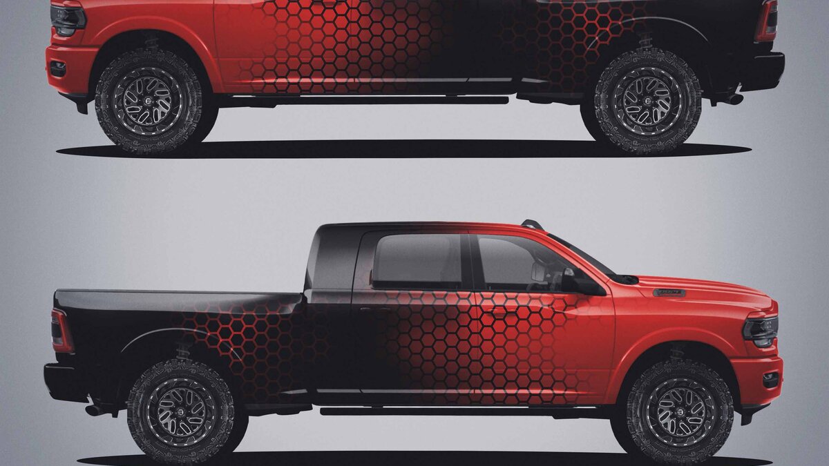 Dodge RAM 3500 - Gradient Design - img 1