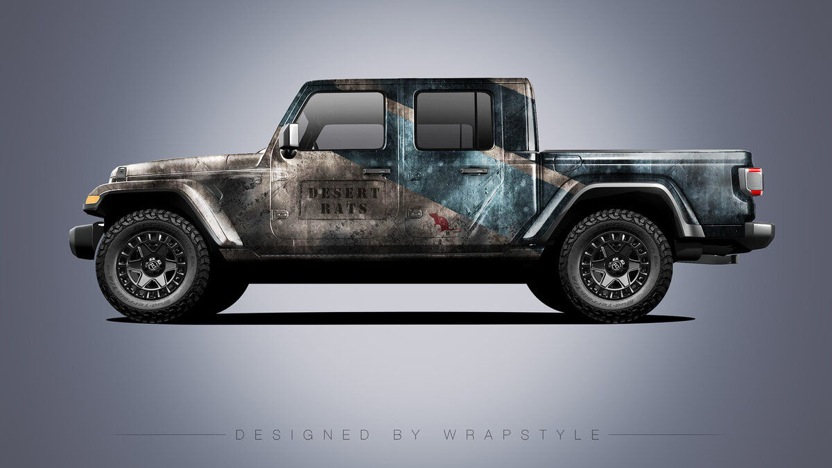 Jeep Gladiator - Desert Rats Design - cover