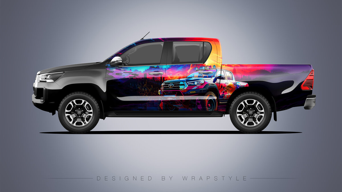 Toyota Hilux - Pop Art Design - cover