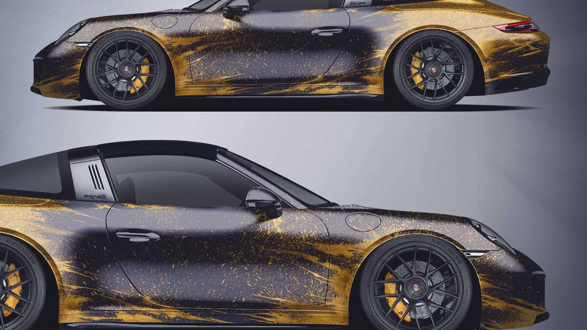 Porsche 991 Targa GTS - Gold Rain Design - img 2