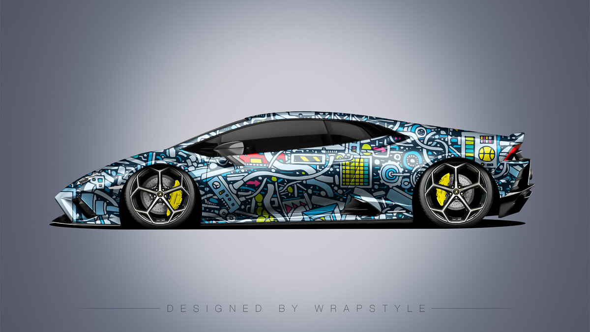 Lamborghini Huracan Super Trofeo - Street Art Design - cover