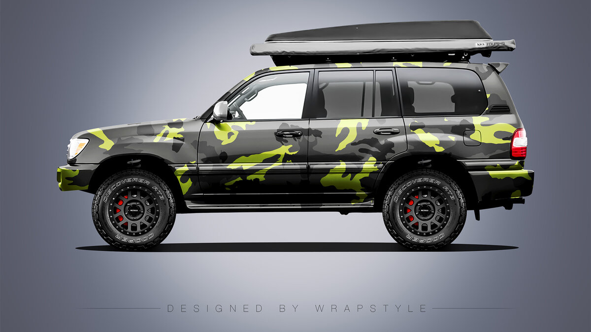 Toyota Land Cruiser - Camo Design - cover