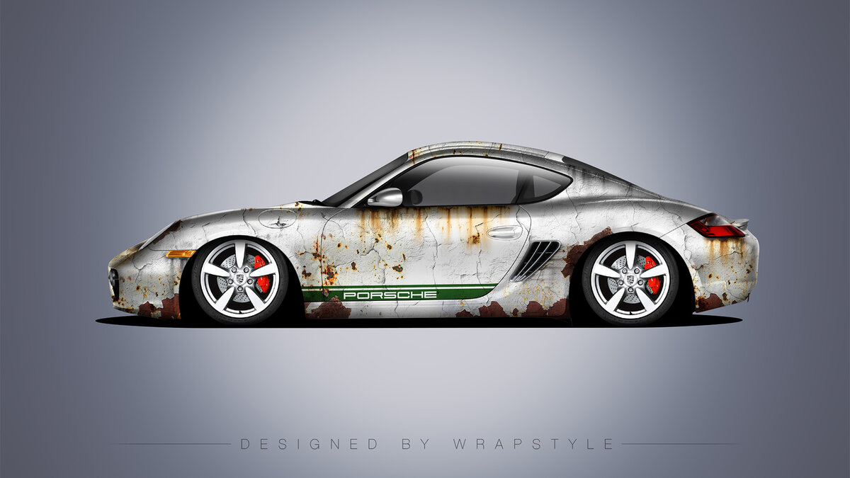 Porsche Cayman - Rusty Design - cover