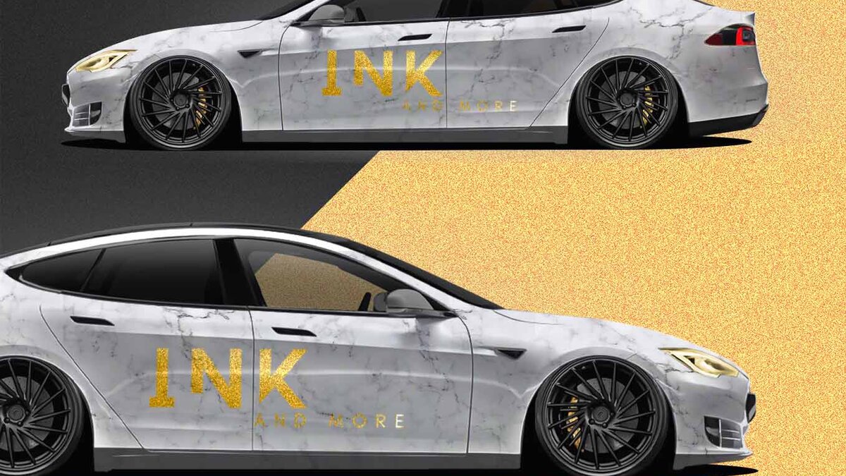 Tesla Model S - Marble Design - img 3